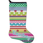 Ribbons Holiday Stocking - Neoprene (Personalized)