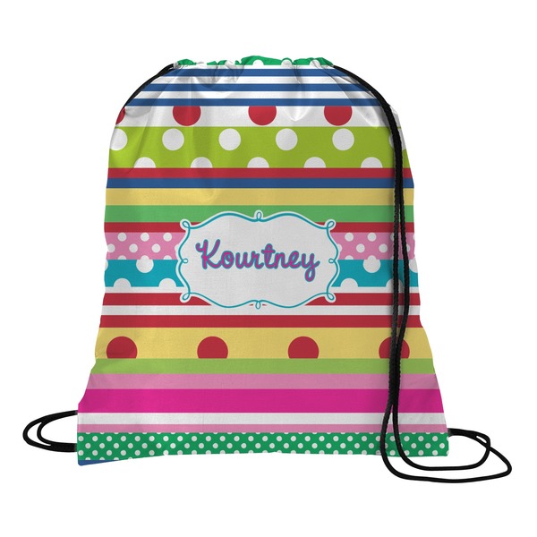 Custom Ribbons Drawstring Backpack (Personalized)