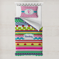 Ribbons Toddler Bedding Set - With Pillowcase (Personalized)