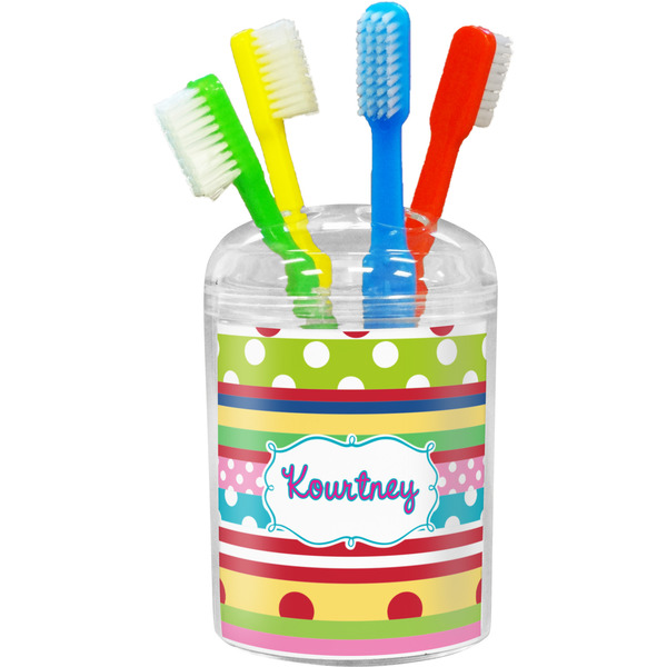 Custom Ribbons Toothbrush Holder (Personalized)