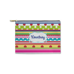 Ribbons Zipper Pouch - Small - 8.5"x6" (Personalized)