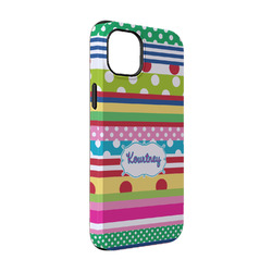 Ribbons iPhone Case - Rubber Lined - iPhone 14 (Personalized)