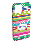 Ribbons iPhone Case - Plastic - iPhone 15 Pro Max (Personalized)