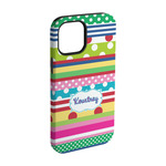 Ribbons iPhone Case - Rubber Lined - iPhone 15 Pro (Personalized)