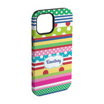 Ribbons iPhone Case - Rubber Lined - iPhone 15 (Personalized)