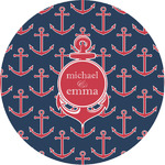 All Anchors Multipurpose Round Labels - 1" (Personalized)