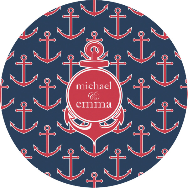 Custom All Anchors Multipurpose Round Labels - 1" (Personalized)