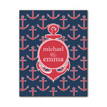 All Anchors Wood Print - 11x14 (Personalized)