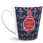 All Anchors 12 Oz Latte Mug (Personalized)