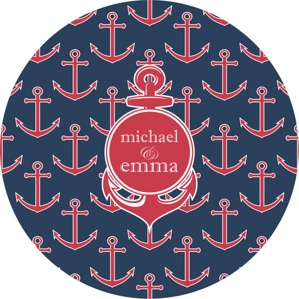 Custom All Anchors Multipurpose Round Labels - 2" (Personalized)