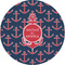 All Anchors 2" Multipurpose Round Labels - Single Sticker