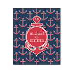 All Anchors Wood Print - 20x24 (Personalized)