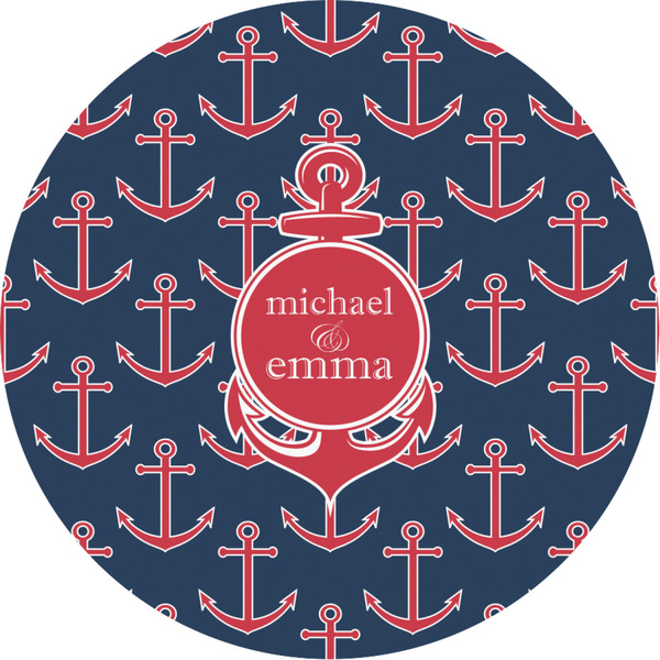 Custom All Anchors Multipurpose Round Labels - Custom Sized (Personalized)