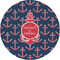 All Anchors 3" Multipurpose Round Labels - Single Sticker