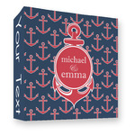 All Anchors 3 Ring Binder - Full Wrap - 3" (Personalized)