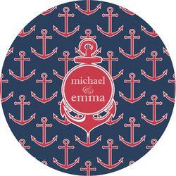 All Anchors Multipurpose Round Labels - 5" (Personalized)