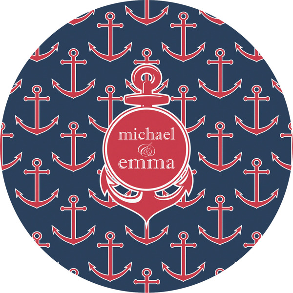 Custom All Anchors Multipurpose Round Labels - 5" (Personalized)