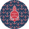 All Anchors 5" Multipurpose Round Label - Single Sticker