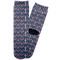 All Anchors Adult Crew Socks - Single Pair - Front and Back