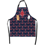 All Anchors Apron With Pockets w/ Couple's Names