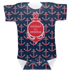 All Anchors Baby Bodysuit 6-12 (Personalized)