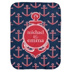 All Anchors Baby Swaddling Blanket (Personalized)