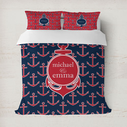 All Anchors Duvet Cover Set - Full / Queen (Personalized)