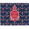 All Anchors Burlap Placemat