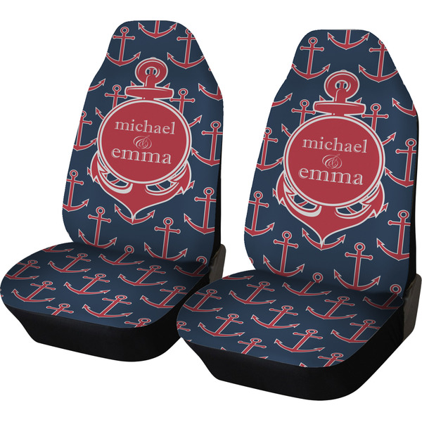 Custom All Anchors Car Seat Covers (Set of Two) (Personalized)