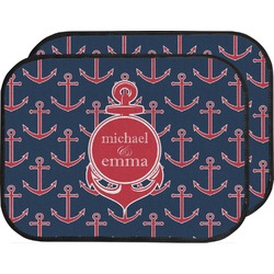 All Anchors Car Floor Mats (Back Seat) (Personalized)