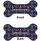 All Anchors Ceramic Flat Ornament - Bone Front & Back (APPROVAL)