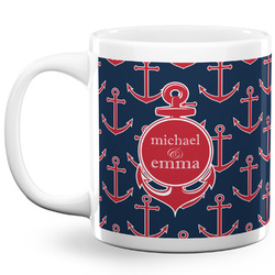 All Anchors 20 Oz Coffee Mug - White (Personalized)