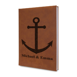 All Anchors Leatherette Journal - Single Sided (Personalized)