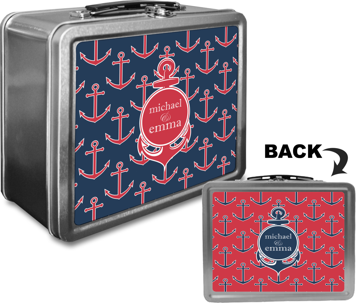 Personalized Kids' Lunch Box  Custom School Lunch Box - Anchors