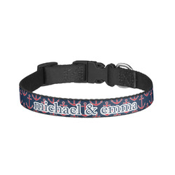 All Anchors Dog Collar - Large (Personalized)