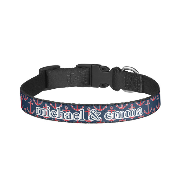 Custom All Anchors Dog Collar - Small (Personalized)