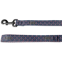 All Anchors Dog Leash - 6 ft (Personalized)