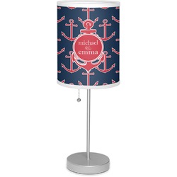 All Anchors 7" Drum Lamp with Shade Polyester (Personalized)