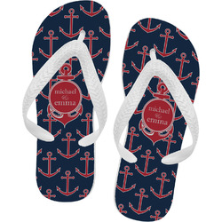 All Anchors Flip Flops - XSmall (Personalized)