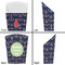 All Anchors French Fry Favor Box - Front & Back View