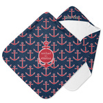 All Anchors Hooded Baby Towel (Personalized)