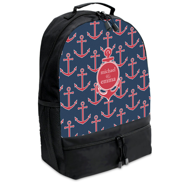 Custom All Anchors Backpacks - Black (Personalized)