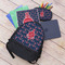 All Anchors Large Backpack - Black - With Stuff