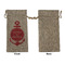 All Anchors Large Burlap Gift Bags - Front Approval