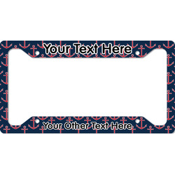 All Anchors License Plate Frame - Style A (Personalized)