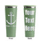 All Anchors Light Green RTIC Everyday Tumbler - 28 oz. - Front and Back