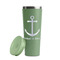 All Anchors Light Green RTIC Everyday Tumbler - 28 oz. - Lid Off