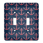 All Anchors Light Switch Cover (2 Toggle Plate)