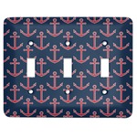 All Anchors Light Switch Cover (3 Toggle Plate)