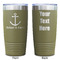 All Anchors Olive Polar Camel Tumbler - 20oz - Double Sided - Approval